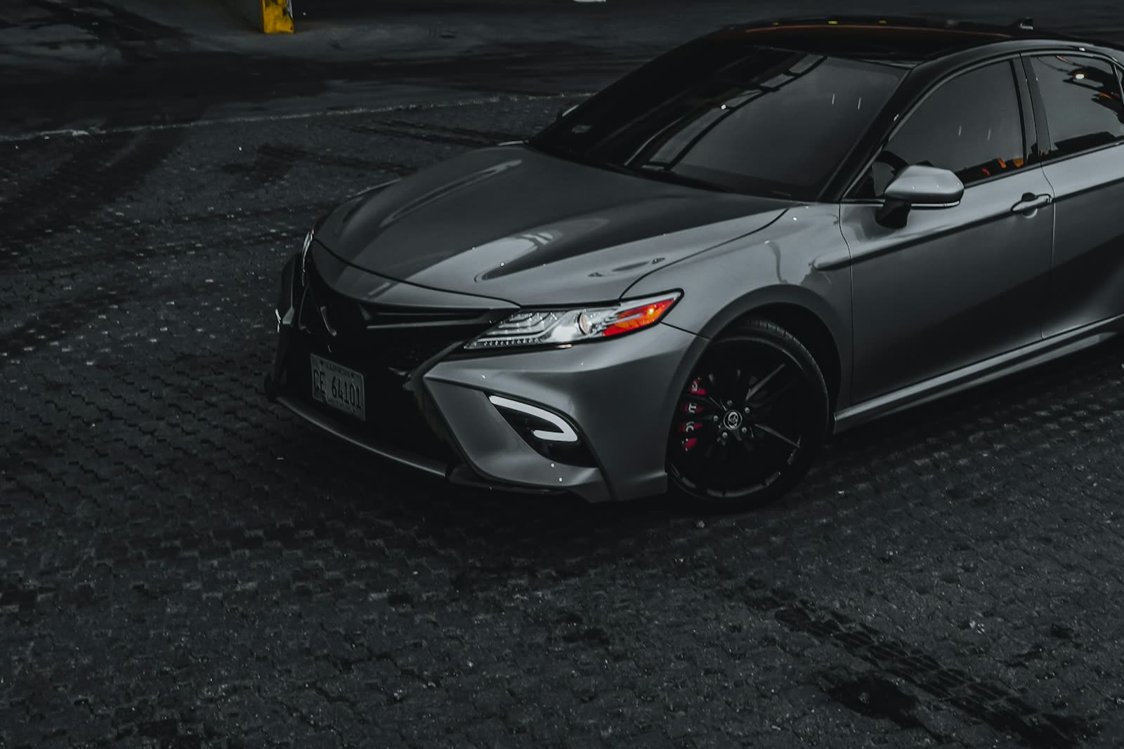 Gray Toyota Camry sedan
